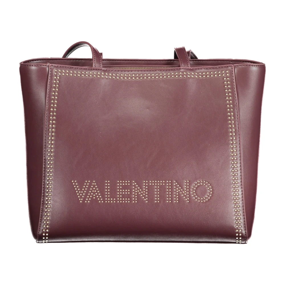 Valentino by Mario Valentino Rode Schoudertas met Ritssluiting Red Dames