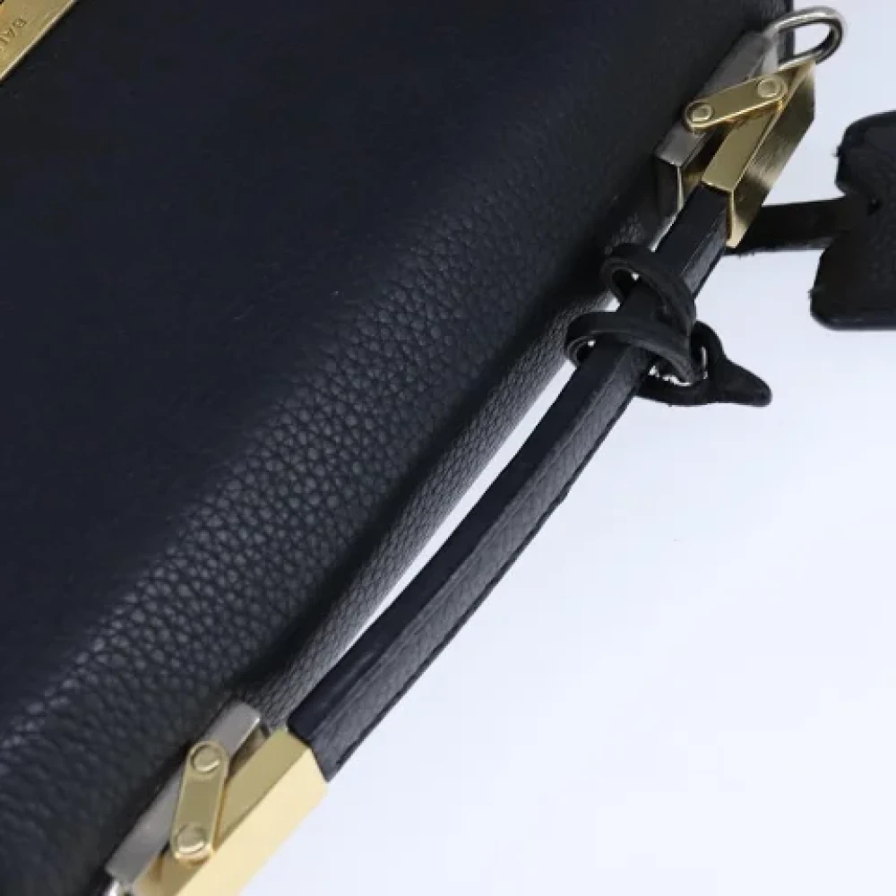 Balenciaga Vintage Pre-owned Leather handbags Black Dames