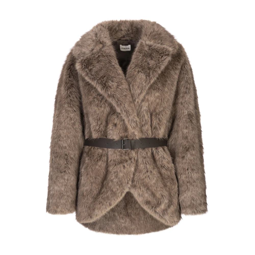Jackets > Faux Fur & Shearling Jackets - - P.a.r.o.s.h. - Modalova