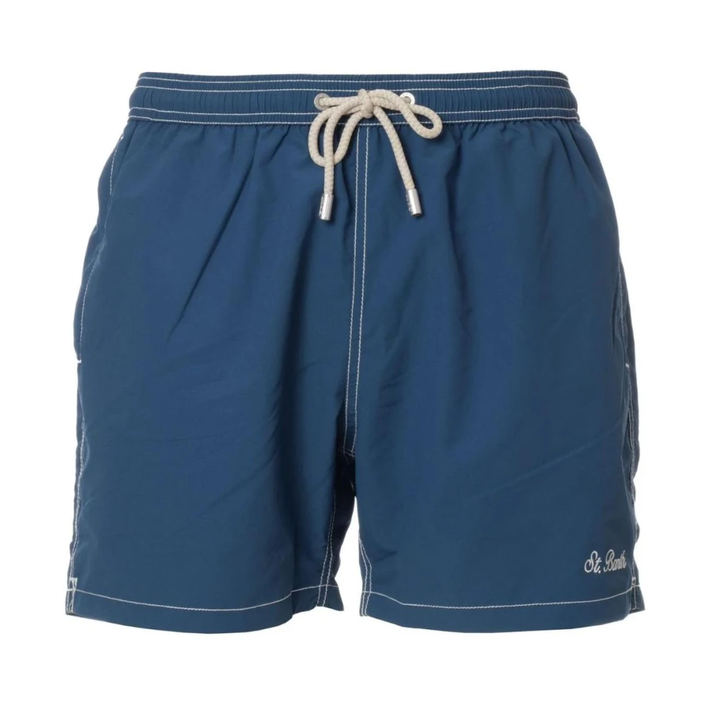 MC2 Saint Barth Blauwe zwemshort met zakken Blue Heren