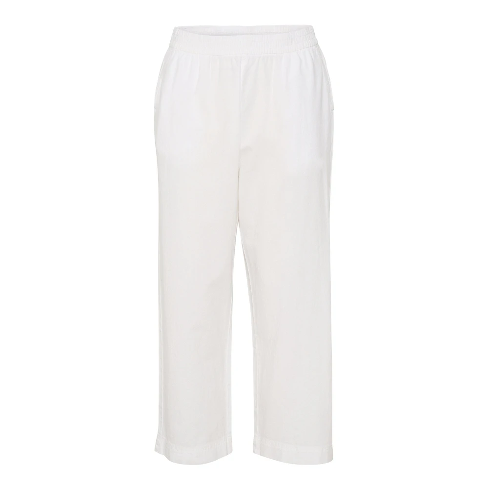 Kaffe Donna Bianco Pantaloni Da Naya - Immagine 2