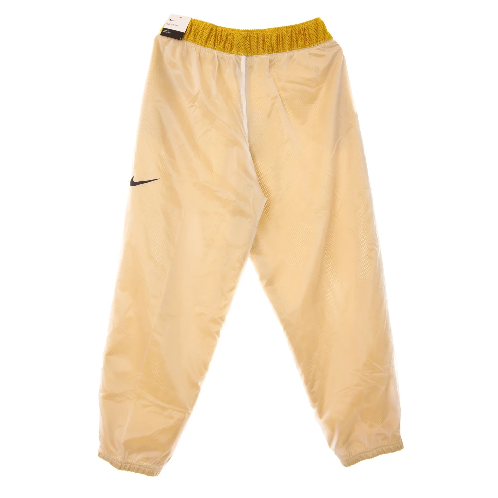 Nike Mesh Dubbellaags Sportswear Broek Beige Dames