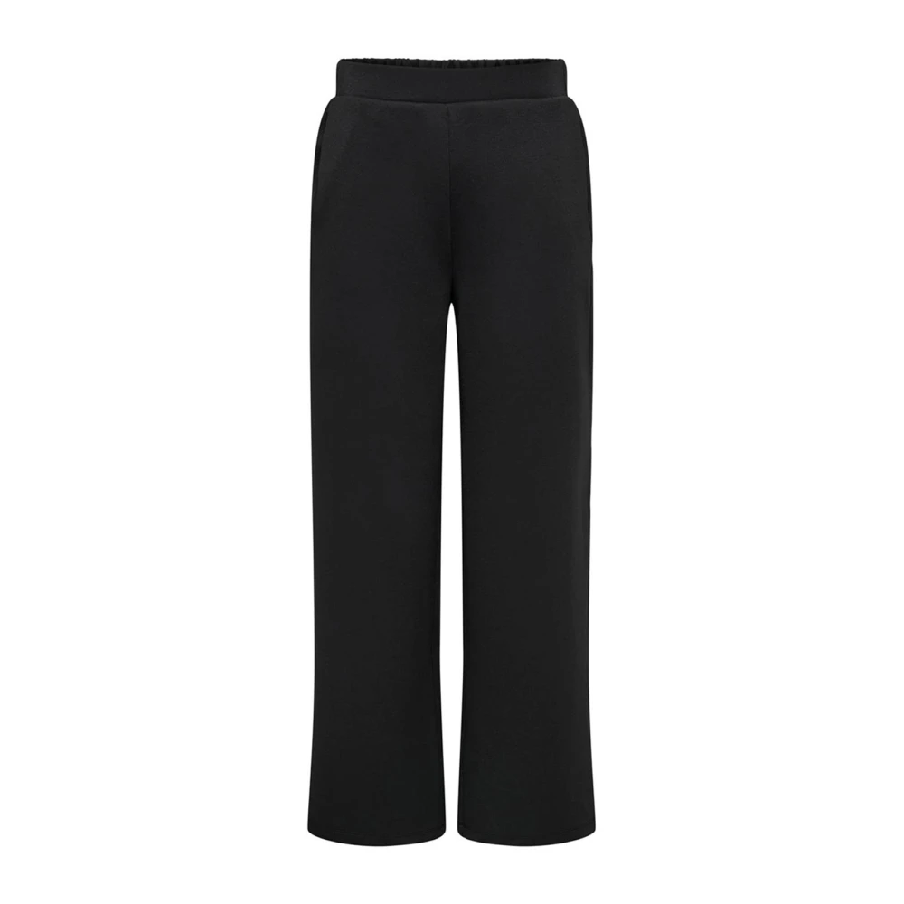 Only Wijde broek voor vrouwen Black Dames
