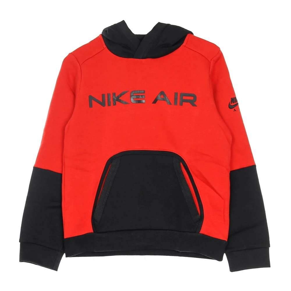 Nike Rood Zwart Air Hoodie Red Dames