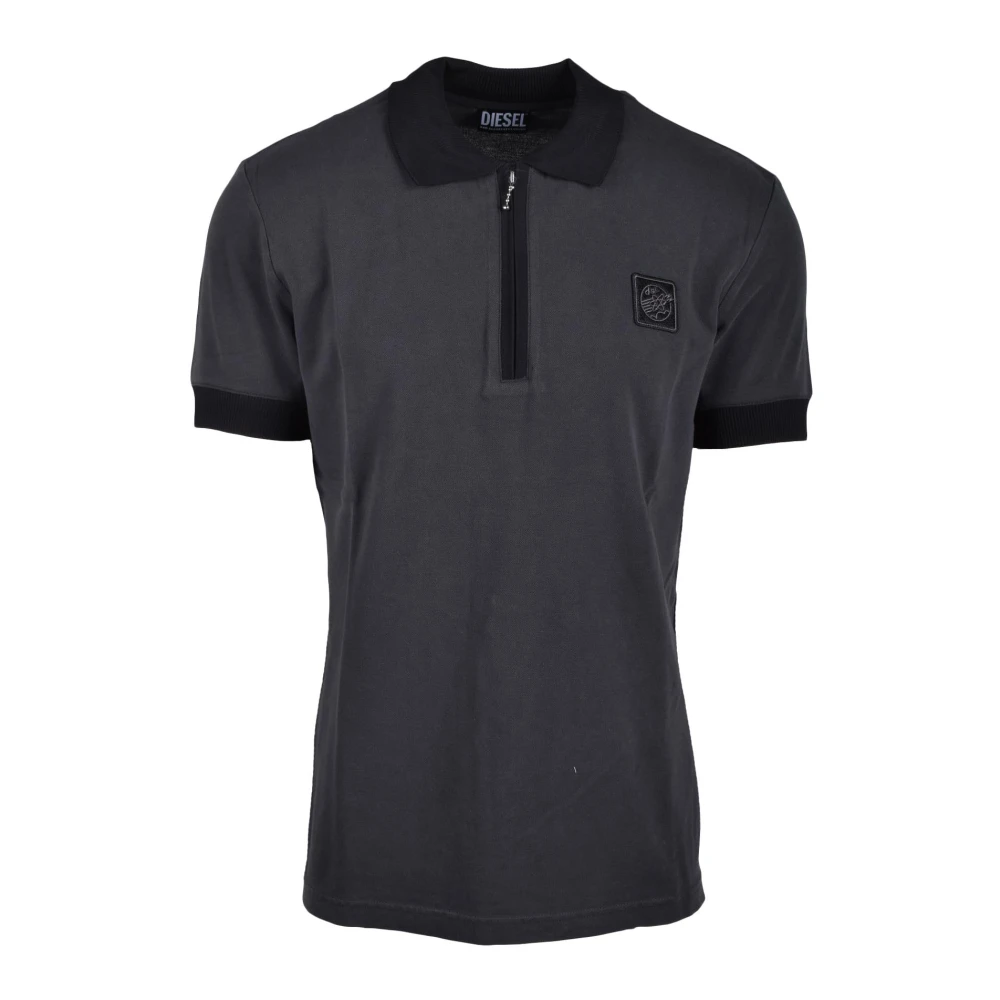Diesel Katoenen T-shirt Black Heren