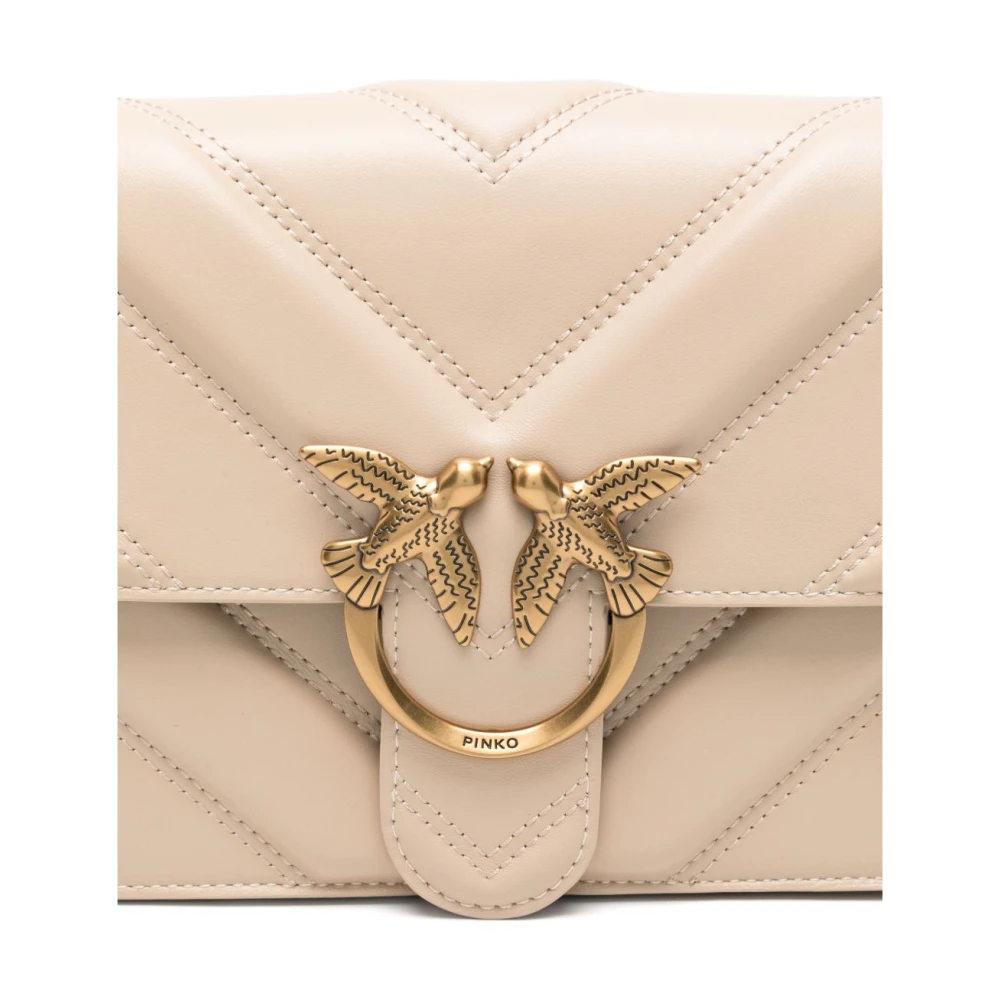 pinko Beige tassen voor een stijlvolle look Beige Dames