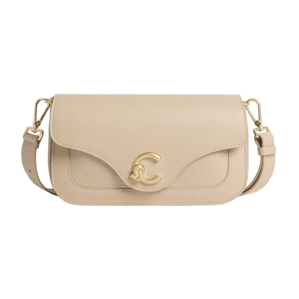 Coccinelle Women's Beige C-Me Shoulder Bag - Shoulder Bags - One Size - Bags