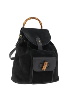 Pre-owned Suede Backpack