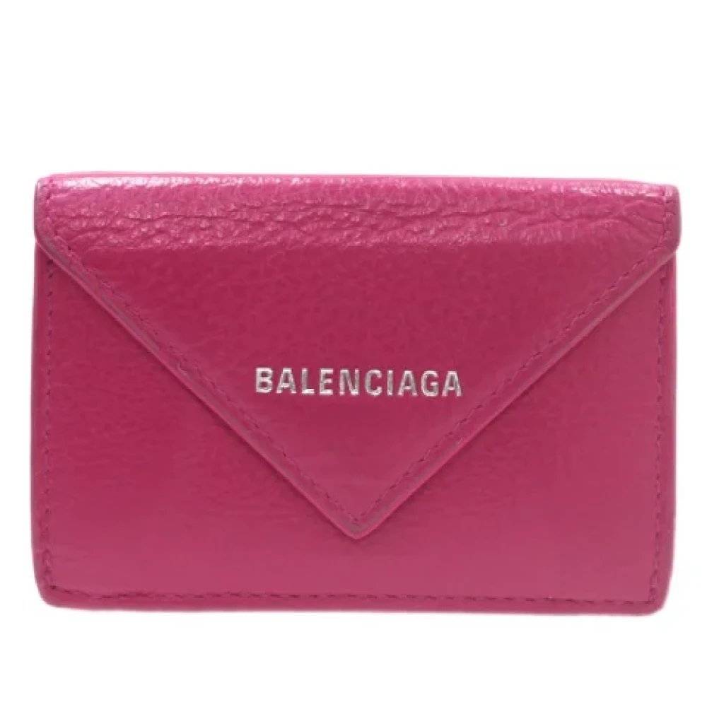 Balenciaga Vintage Pre-owned Fabric wallets Pink Dames