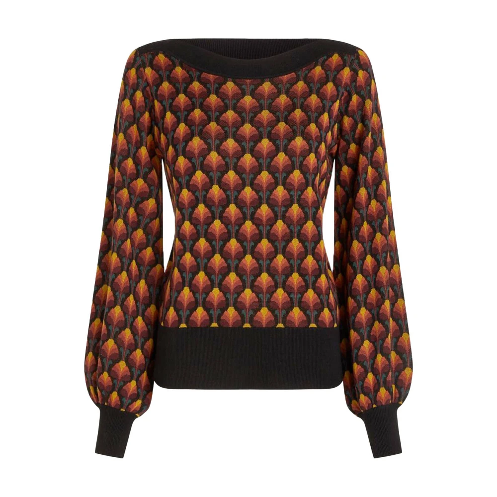 king louie Bell Top Lange Mouw Erin Multicolor Dames