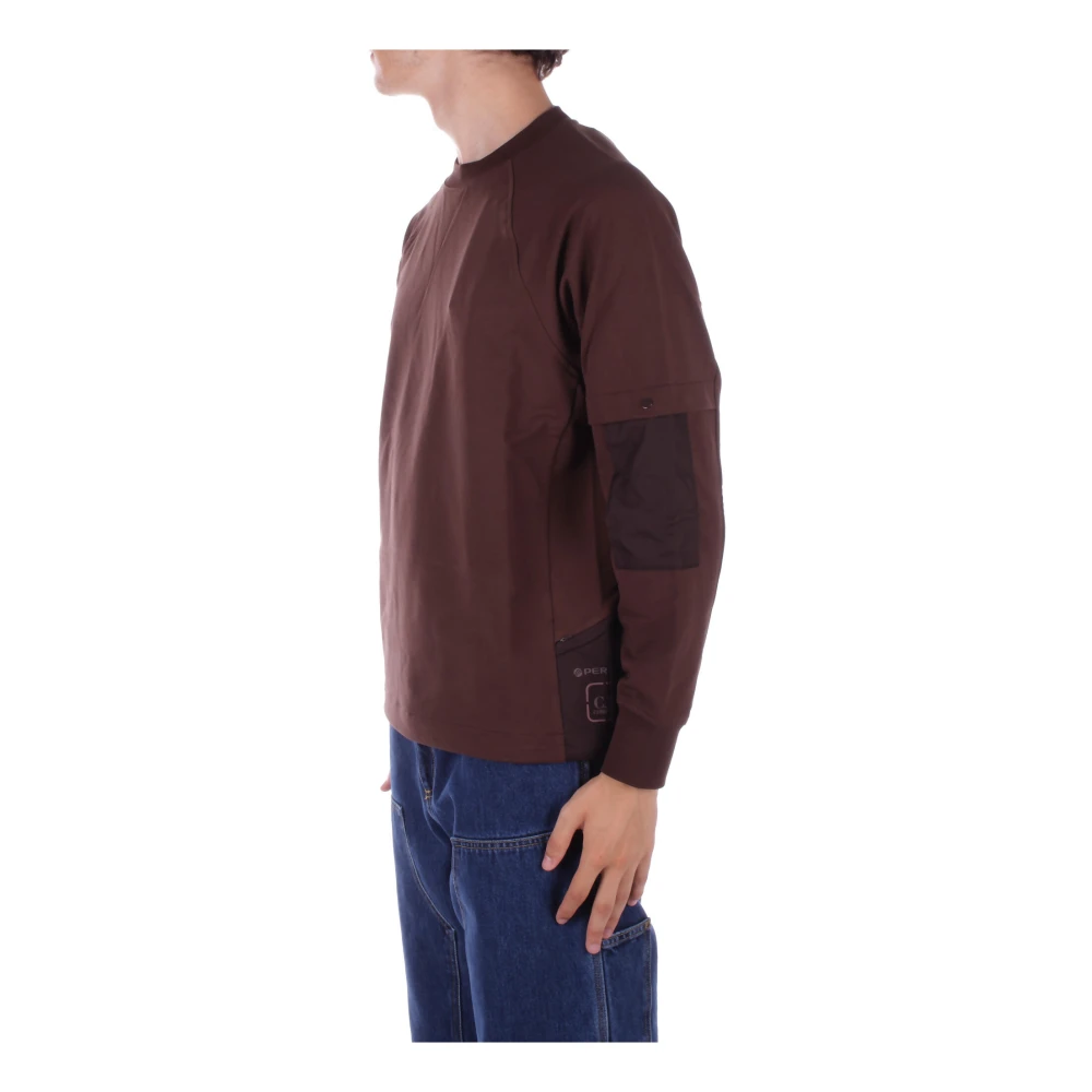 C.P. Company Bruine Metropolis Sweater met Unieke Zakken Brown Heren
