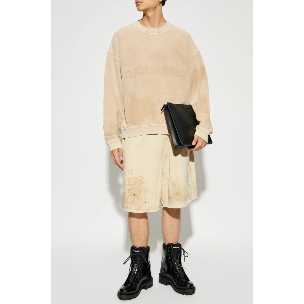 Dsquared2 Sweat shorts Beige Heren
