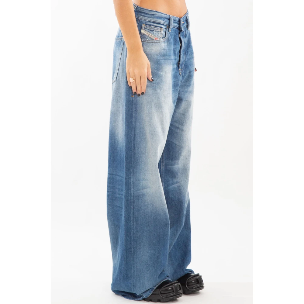 Diesel Vintage Mid Wash Relaxed Jeans Blue Dames
