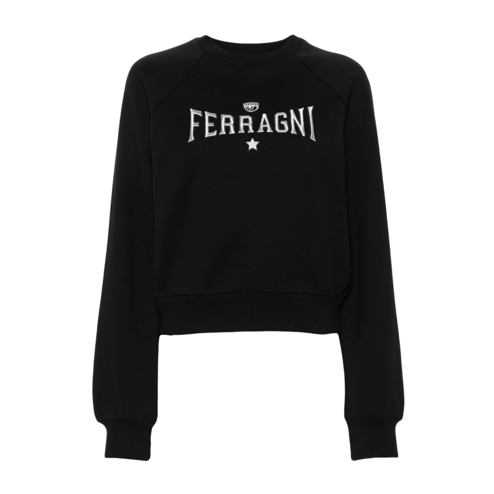 Chiara Ferragni Collection Zwarte Sweaters van Chiara Ferragni Black Dames