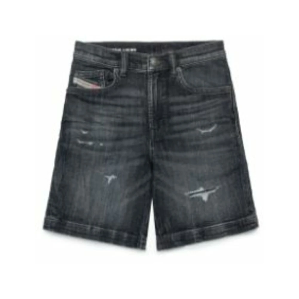 Diesel Denim Svarta Shorts Barn Mode Gray, Pojke