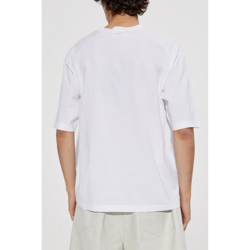 Dsquared2 T-shirt met logopatch White Heren