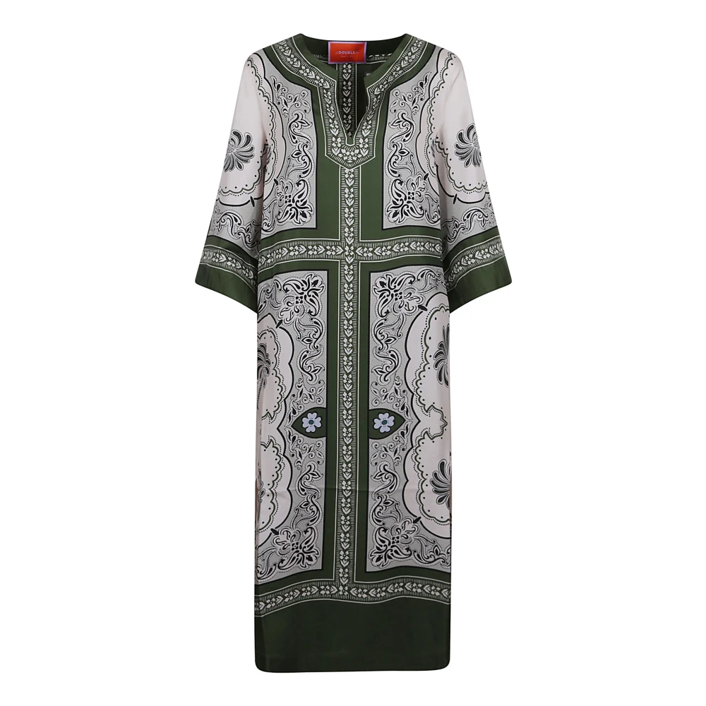 La DoubleJ Zijden Multicolor Jurk Elegant Gelegenheid Multicolor Dames