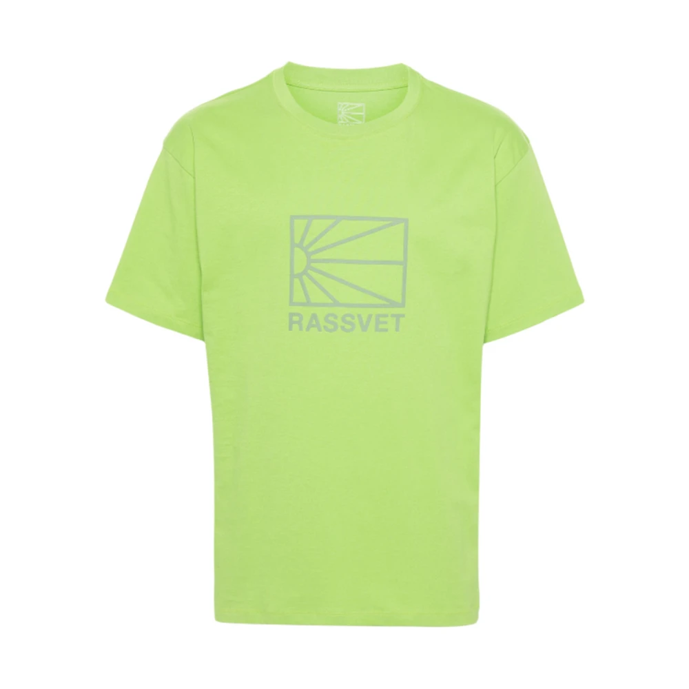 Rassvet Groot Logo T-shirt in Groen Green Heren