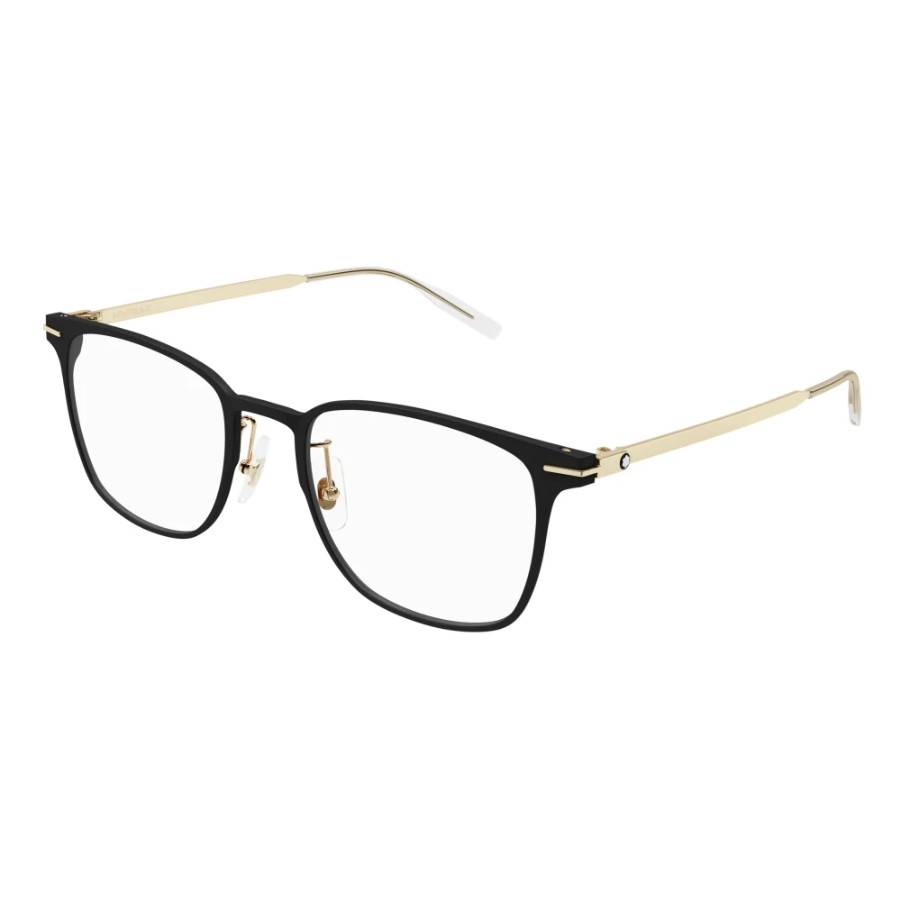 Montblanc Men's Black Stylish Eyeglasses - Glasses - 52 Mm - Accessories