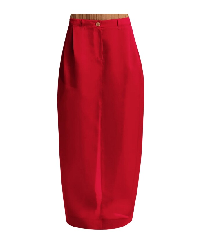 robe-en-soie-rouge