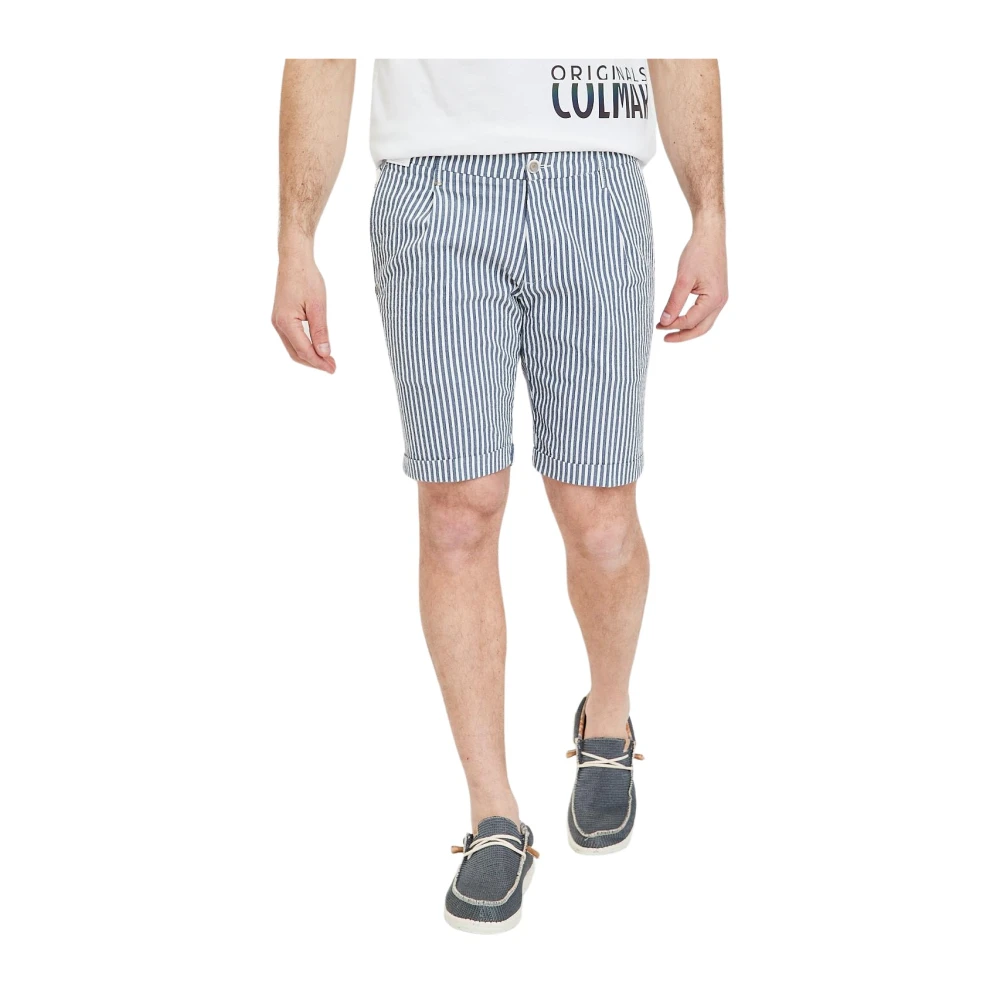 Re-Hash Stijlvolle Bermuda Shorts Blue Heren