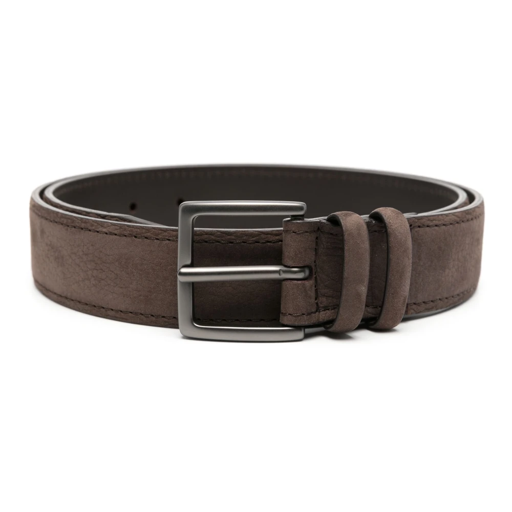 Orciani Bruine Nabucco Classic Nubuck Riem Brown Heren
