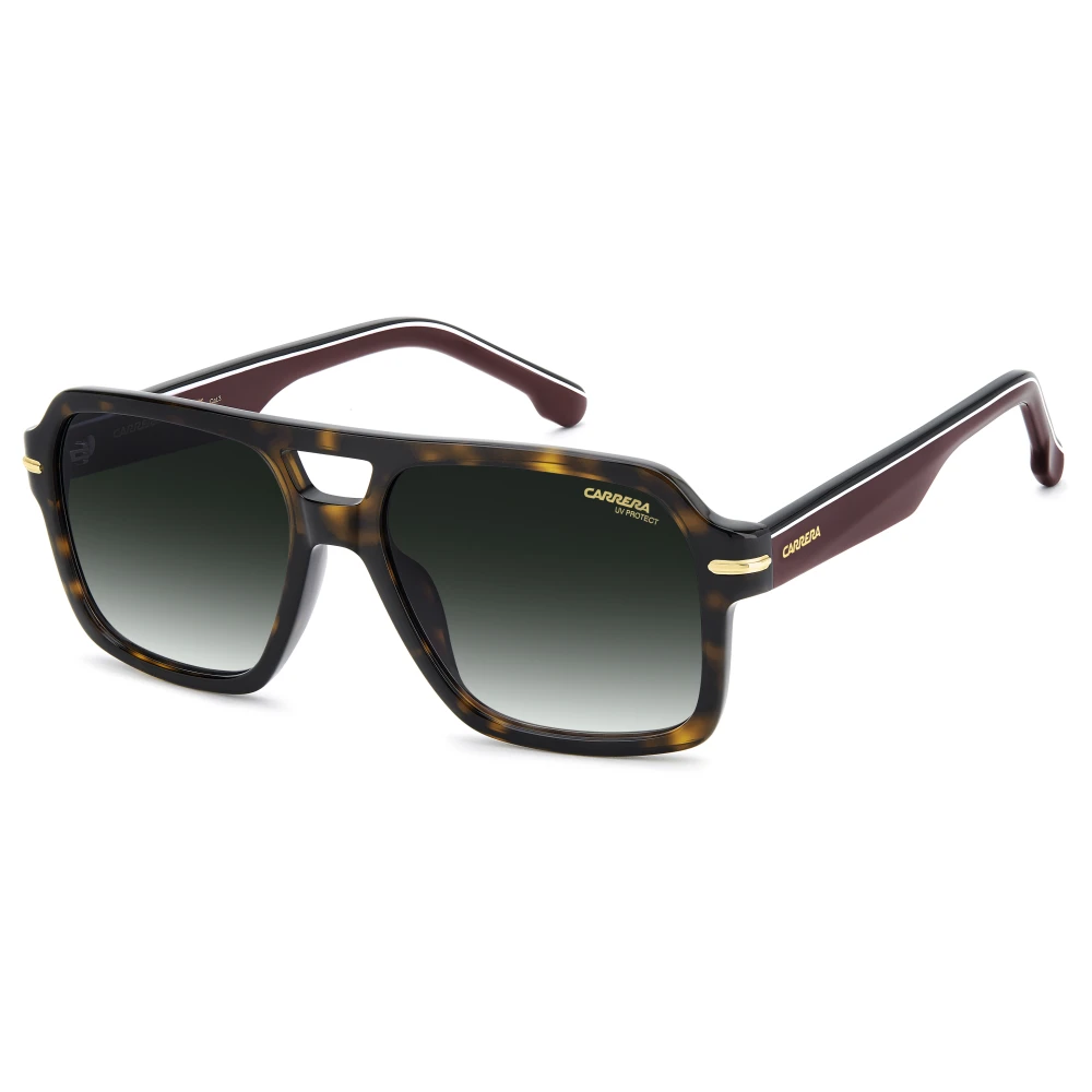Carrera Men's Brown Sunglasses, 56 Mm, Ca 377 Square Double-Bridge Sunglasses