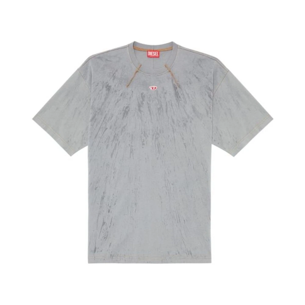 Diesel Uomo Grigio Top, M, New,