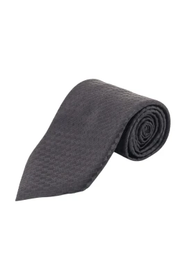 Geometriskt Jacquard Sidenslips
