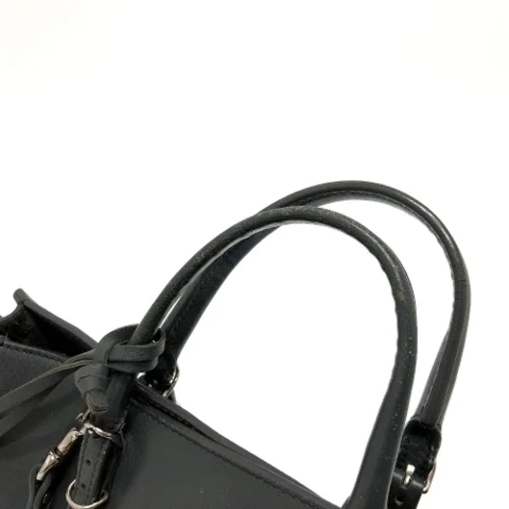 Balenciaga Vintage Pre-owned Leather balenciaga-bags Black Dames