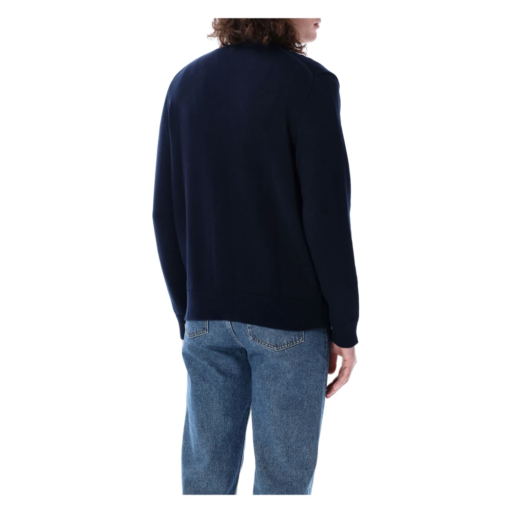 Ralph Lauren V-hals Cardigan Blue Heren