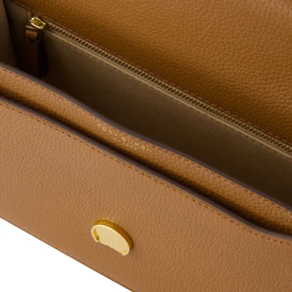 TORY BURCH Leather shoulder-bags Brown Dames