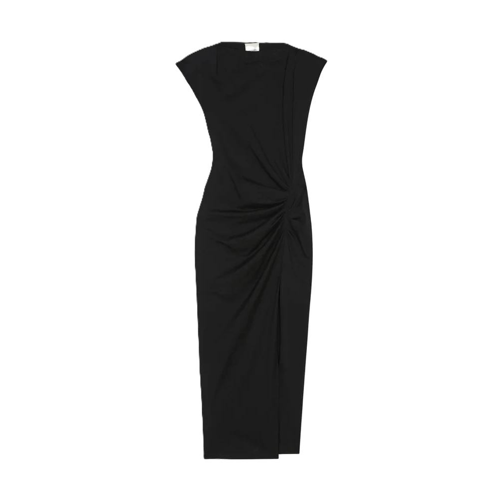 Isabel Marant Étoile Nadela Jurk met Afneembare Epauletten Black Dames
