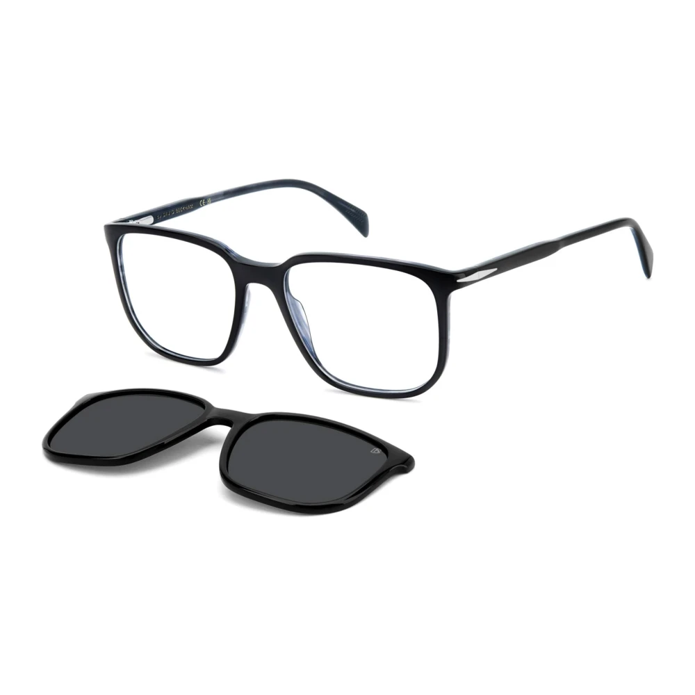 Eyewear By David Beckham Men's Black Sunglasses, 55 Mm, Squared Sunglasses
