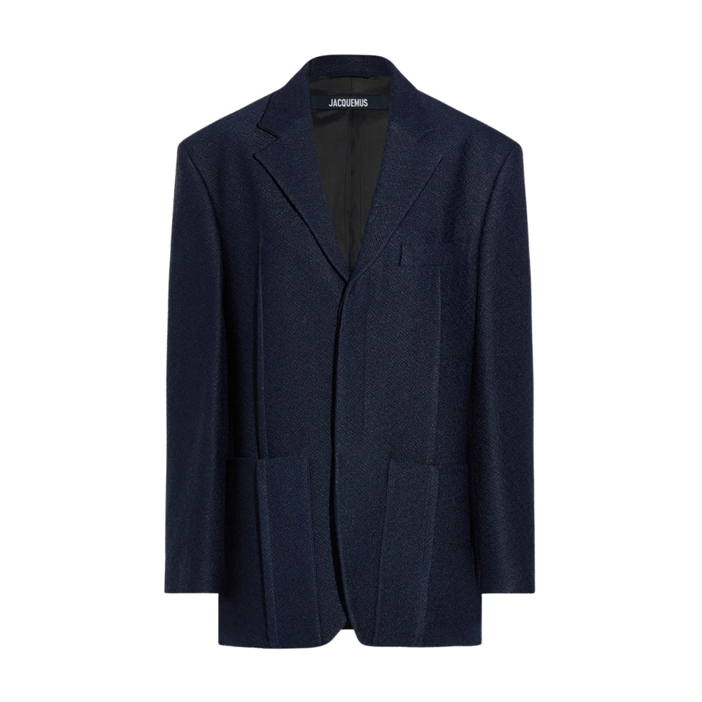 Jacquemus Wollen Herenjas Blue Dames