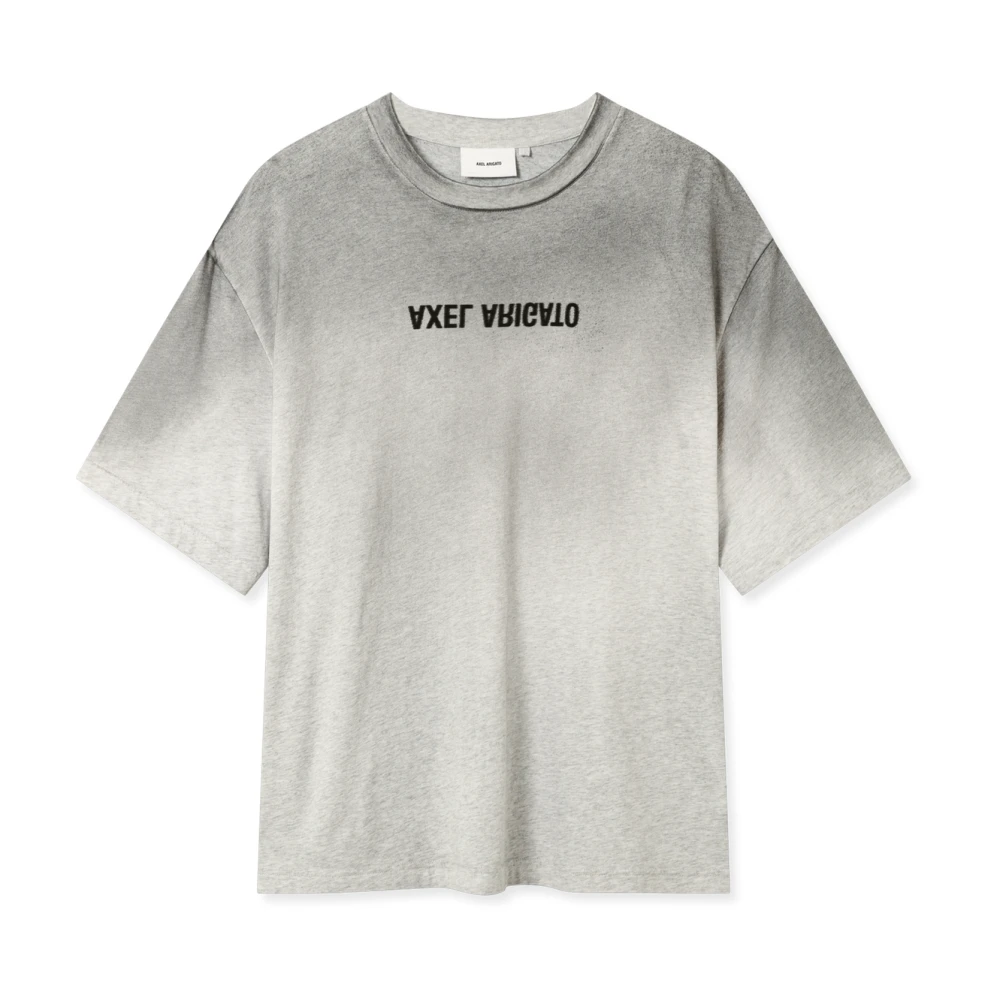 Axel Arigato Men's Gray T-Shirts, Xl, Distort Light T-Shirt
