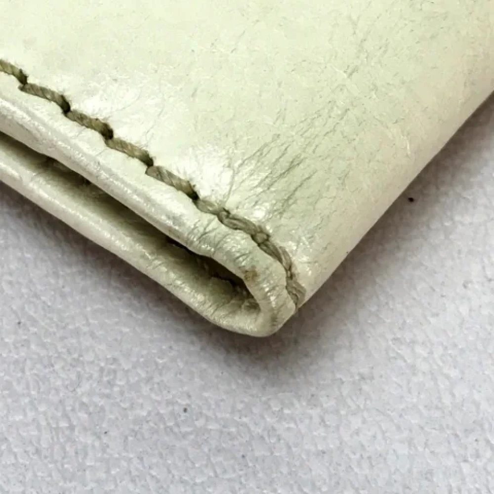 Chloé Pre-owned Leather wallets White Dames