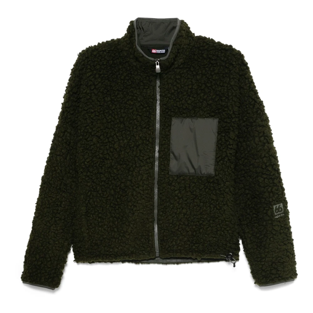 66 North Mosgroene Shearling Jas Green Heren