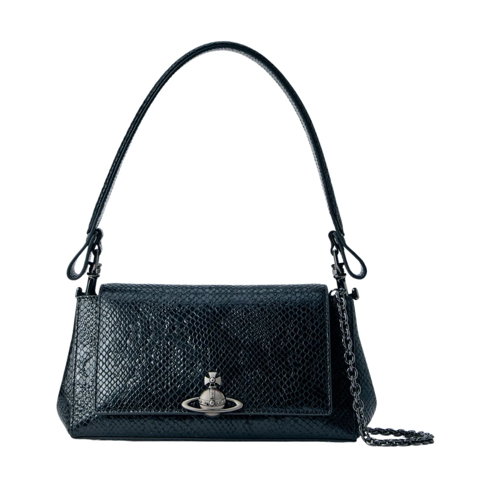 Vivienne Westwood Women's Black Hazel Medium Handbag - Shoulder Bags - One Size - Bags