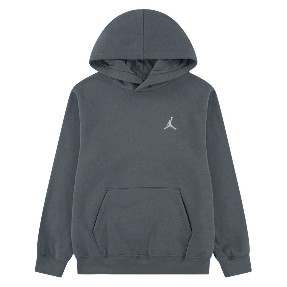 Jordan Boys Gray Kids Sweatshirts, 10 Y, Mj Brooklyn Fleece Hoodie