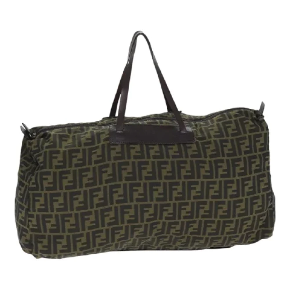Fendi Vintage Pre-owned Canvas handbags Brown Dames