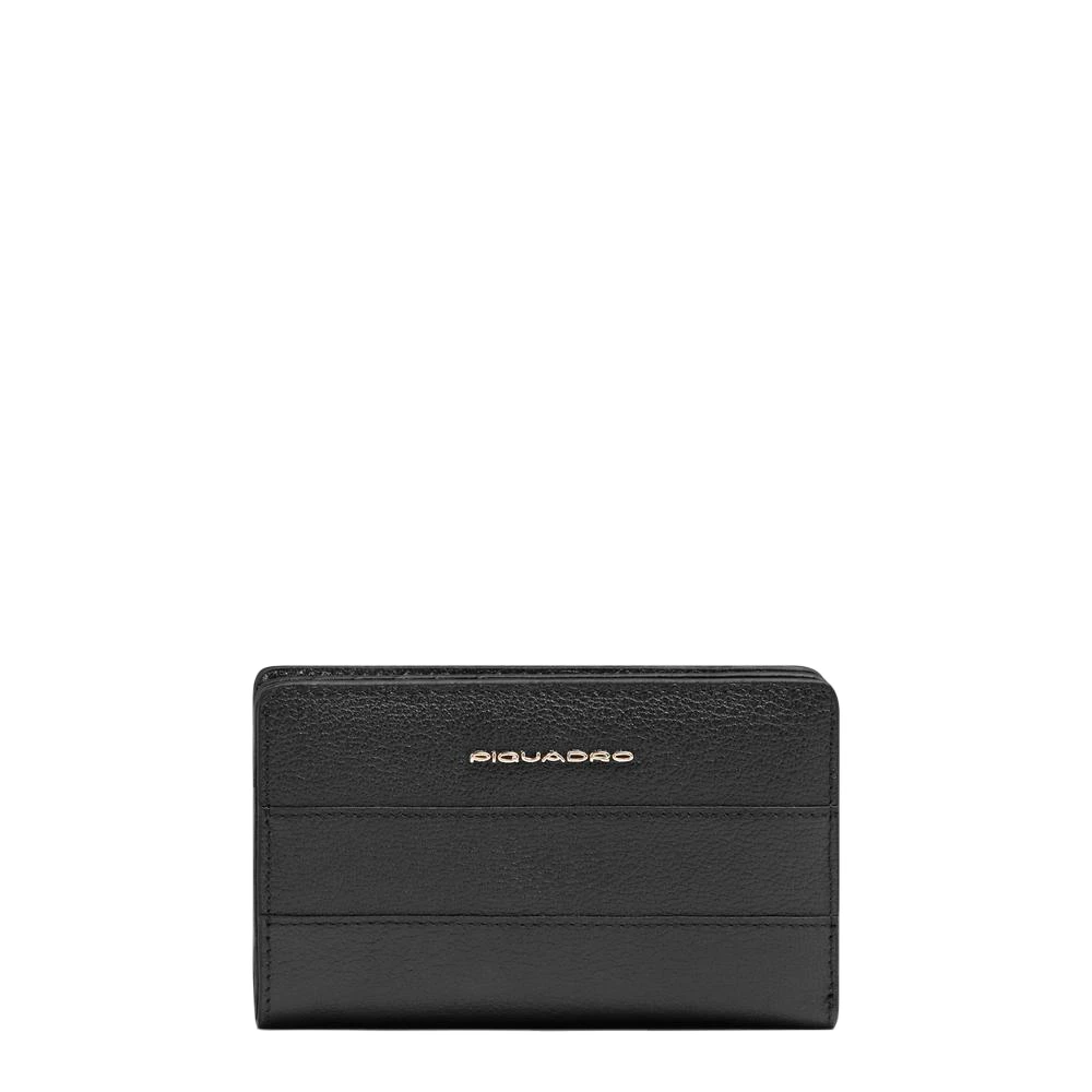 Piquadro Damen Schwarz Patricia Bifold Wallet