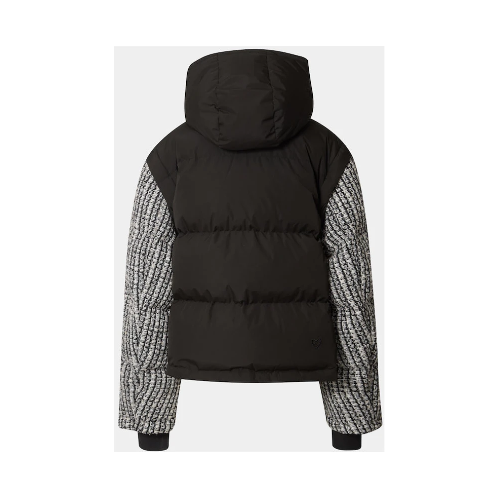 Cloeys Tweed Puffer Jack Vest Multicolor Dames