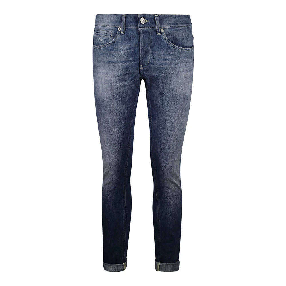 Dondup Blauwe Skinny Fit Jeans met Zak Blue Heren