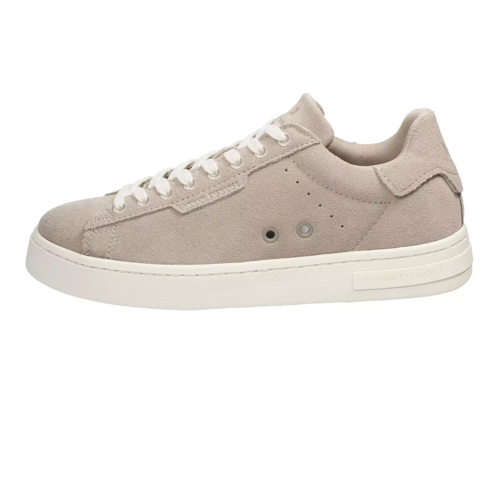 Armani Exchange Men's Beige English Sneaker - Sneakers - 5 Uk - Shoes