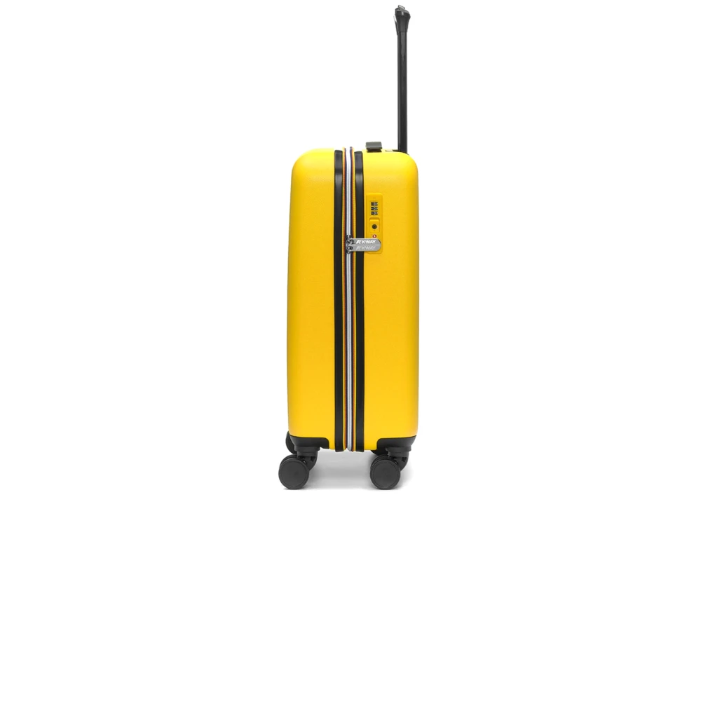 K-way Reis Cabin Trolley met 360° Wielen Yellow Dames