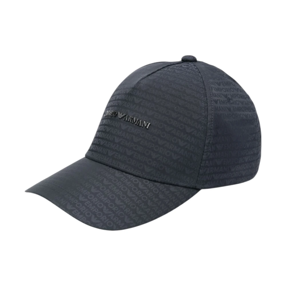 Ar i Monogram Baseballpet met verhoogd logo Blue Unisex