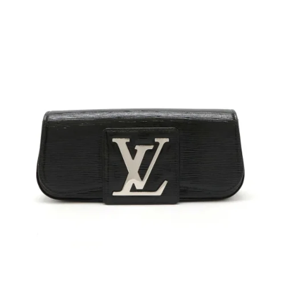 Louis Vuitton Vintage Pre-owned Leather clutches Black Dames