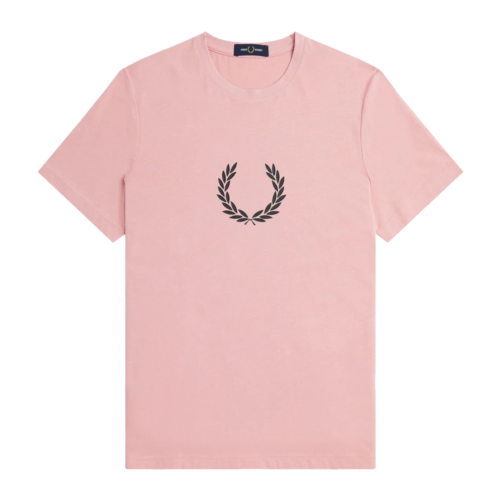 Fred Perry Laurel Wreath Pink Chalk Tee Pink, Herr