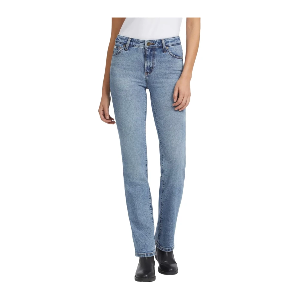 Guess Klassieke Straight Fit Denim Jeans Blue Dames